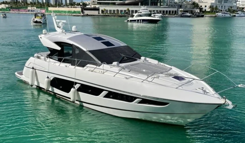 Arcadia 60 Yacht Charter Cancun for up to 13 guests. Explore Isla Mujeres, Playa Norte, coral reefs and Caribbean waters in luxury.