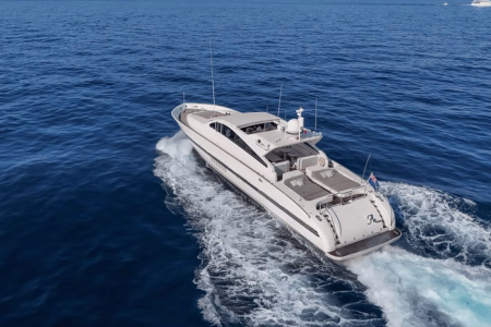 Luxury Leopard 27 A4 White Yacht Charter Cannes